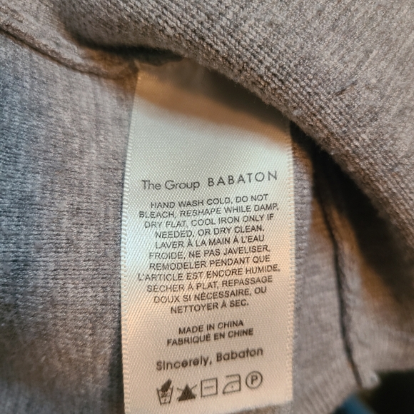 Aritzia Sweater Jacket Grey Size XS Babaton Oversized - Picture 6 of 8